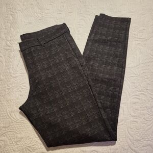 Kut From The Kloth Womens High Rise Fab Ab Trouser Skinny Pants Sz 8 Black/Gray